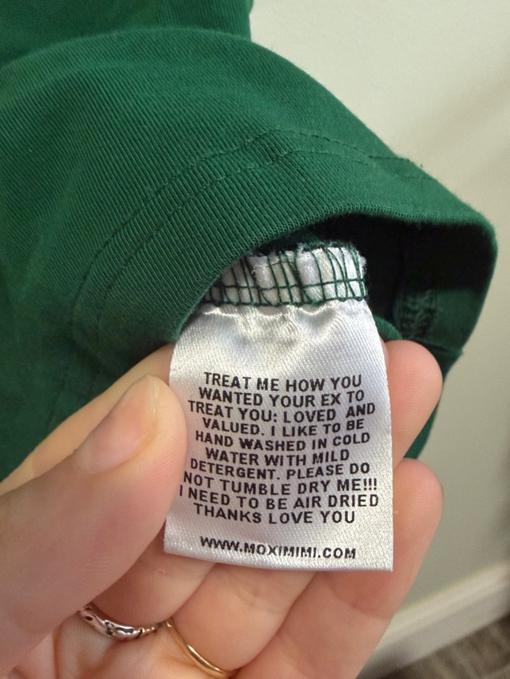 MOXI MIMI Baby Tee Size Medium - Picture 4 of 6
